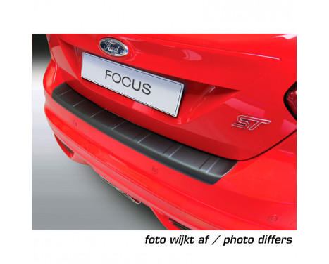 Bumper protector suitable for Ford Grand C-Max 12/2010- 'Ribbed' Black, Image 2