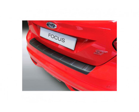 Bumper protector suitable for Ford Grand C-Max 12/2010- 'Ribbed' Black