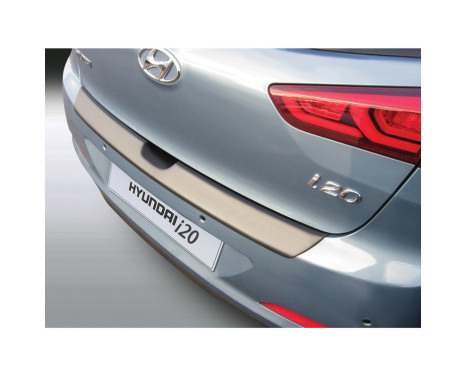 Bumper protector suitable for Hyundai i20 5-door 11/2014- Black