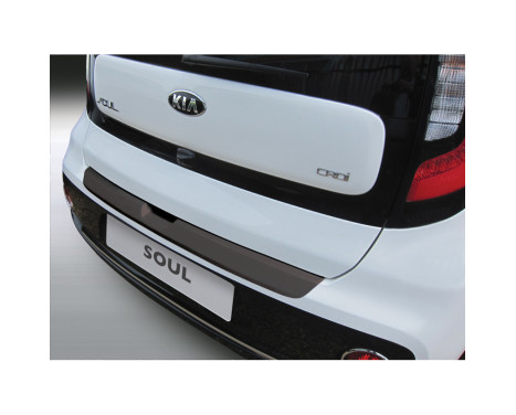 Bumper protector suitable for Kia Soul 10/2016- Black