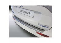 Bumper protector suitable for Mitsubishi Outlander 2013- 'Brushed Alu' Look