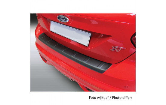 Bumper protector suitable for Peugeot 3008 II 2016- Black 'Ribbed'