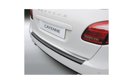 Bumper protector suitable for Porsche Cayenne 5/2010- 'Ribbed' Black