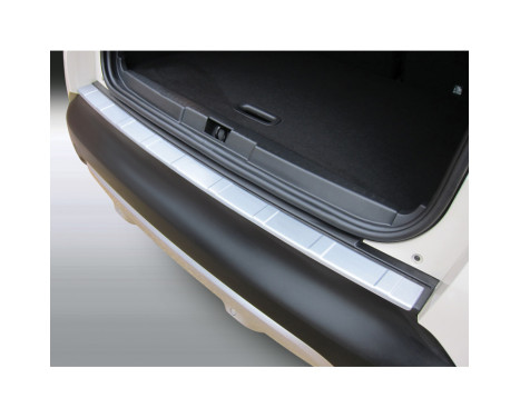 Bumper protector suitable for Renault Captur 2013- 'Ribbed' Black