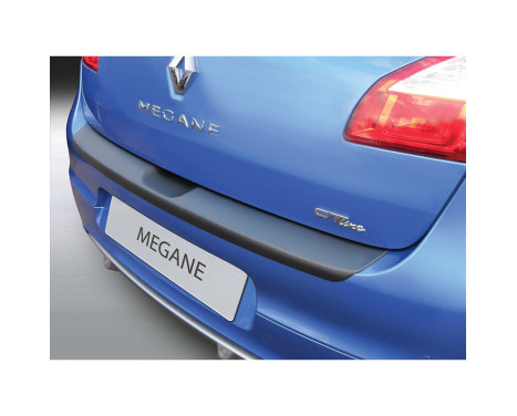 Bumper protector suitable for Renault Megane III HB 5 doors 2008- Black
