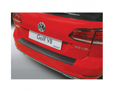 Bumper protector suitable for Volkswagen Golf VII Variant Facelift 2017- Black