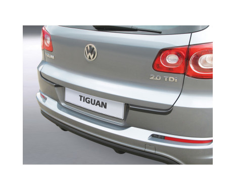 Bumper protector suitable for Volkswagen Tiguan 2007- Black