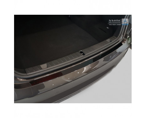 Carbon Bumper protector suitable for BMW 7-Series G11/G12 2015- Red-Black Carbon