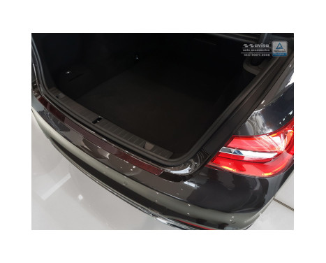 Carbon Bumper protector suitable for BMW 7-Series G11/G12 2015- Red-Black Carbon, Image 2