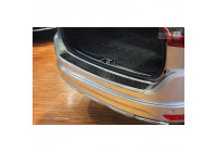 Carbon Bumper protector suitable for Volvo XC60 2013-2016 Black Carbon