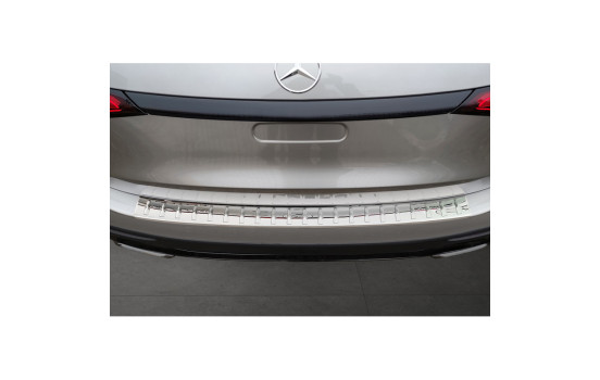 Chrome stainless steel bumper protector suitable for Mercedes GLC II (X254) 2022- 'Ribs', Image 2