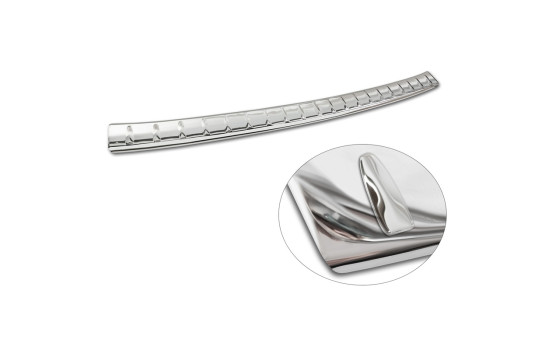 Chrome stainless steel bumper protector suitable for Mercedes GLC II (X254) 2022- 'Ribs', Image 6