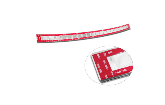 Chrome stainless steel bumper protector suitable for Mercedes GLC II (X254) 2022- 'Ribs', Image 7