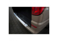 Chrome stainless steel bumper protector suitable for Mercedes Vito / Viano 2003-2014 'Ribs'