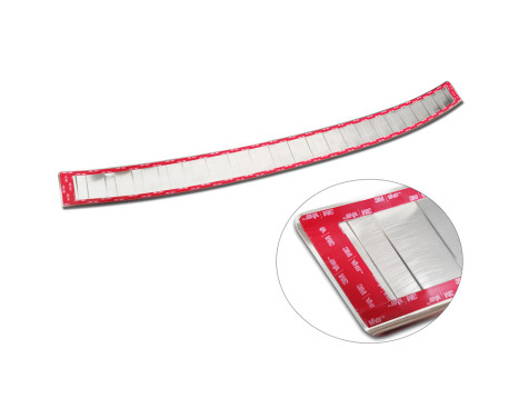 Chrome stainless steel bumper protector suitable for Volkswagen Multivan T7 2021- 'Ribs', Image 7