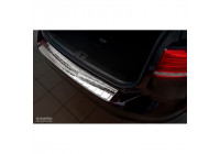 Chrome stainless steel bumper protector suitable for Volkswagen Passat 3G Variant 2014- 'Ribs'