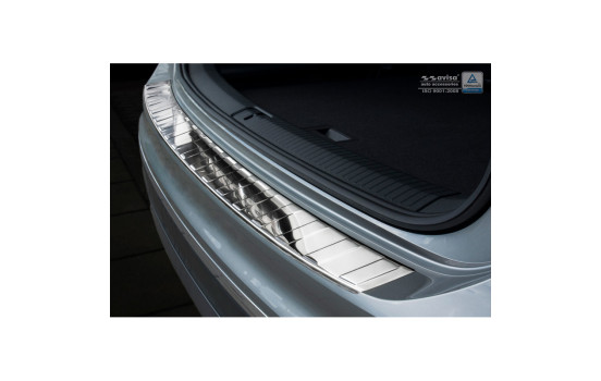 Chrome stainless steel bumper protector suitable for Volkswagen Tiguan II incl. Allspace 2016- 'Ribs'
