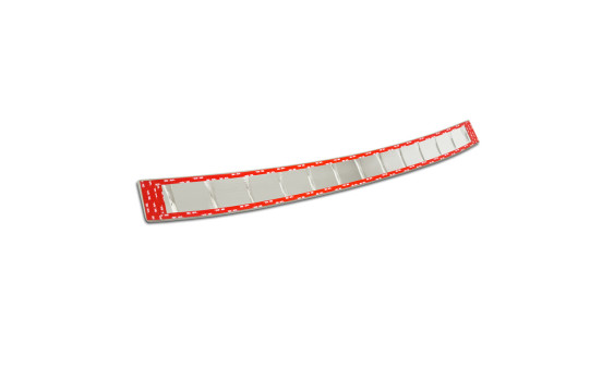 Chrome Stainless Steel Rear Bumper Protector Fits Skoda Superb IV Combi 2023- 'Ribs', Image 8