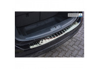 Chrome stainless steel Rear bumper protector Seat Alhambra & Volkswagen Sharan II 2010- 'Ribs'