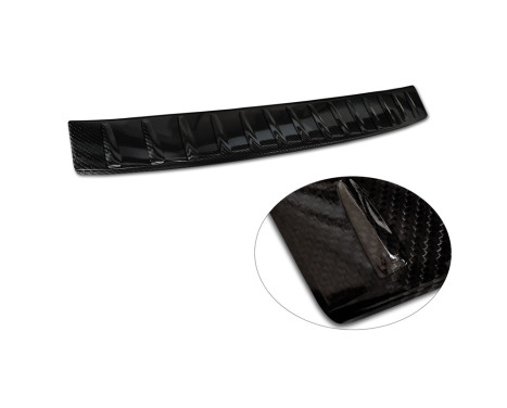 Genuine 3D Carbon Bumper protector fits Mercedes EQS SUV (X296) 2022- 'Ribs', Image 6