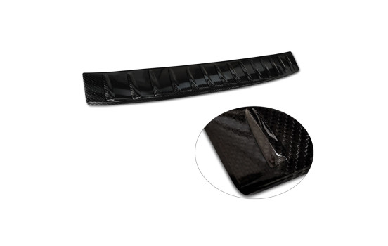 Genuine 3D Carbon Bumper protector fits Mercedes EQS SUV (X296) 2022- 'Ribs', Image 6