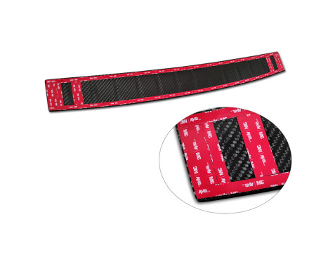 Genuine 3D Carbon Bumper protector fits Mercedes EQS SUV (X296) 2022- 'Ribs', Image 7