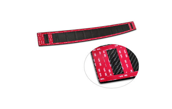 Genuine 3D Carbon Bumper protector fits Mercedes EQS SUV (X296) 2022- 'Ribs', Image 7