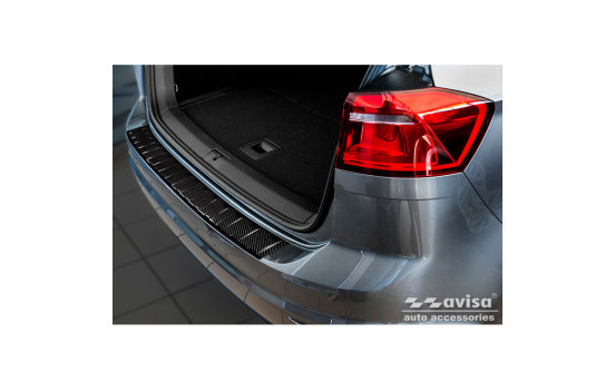 Genuine 3D Carbon Bumper protector fits Volkswagen Golf Sportsvan 2014-2017 & FL 2017- 'Ri