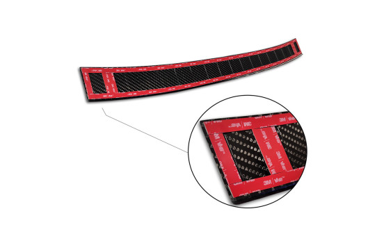 Genuine 3D Carbon Bumper protector fits Volkswagen Golf Sportsvan 2014-2017 & FL 2017- 'Ri, Image 6