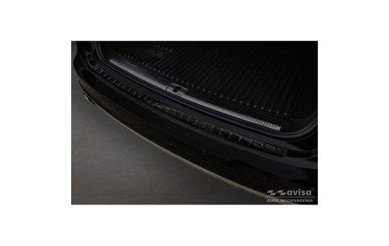 Genuine 3D Carbon Bumper protector suitable for Audi A6 Allroad 2012-2018 'Ribs'