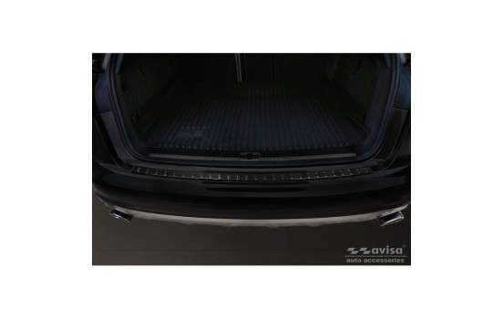 Genuine 3D Carbon Bumper protector suitable for Audi A6 Allroad 2012-2018 'Ribs', Image 2