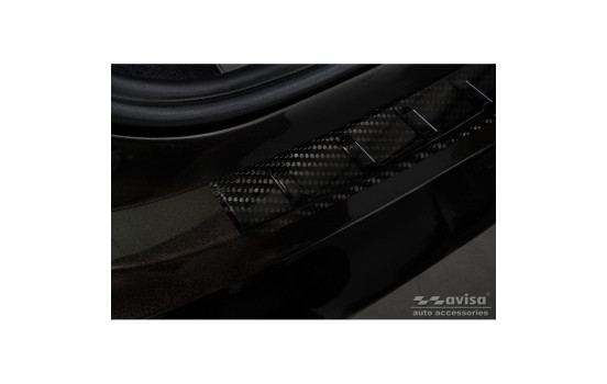 Genuine 3D Carbon Bumper protector suitable for Audi A6 Allroad 2012-2018 'Ribs', Image 3