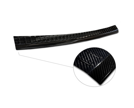Genuine 3D Carbon Bumper protector suitable for Mercedes E-Class Kombi FL 2013-2016 'Ribs', Image 5