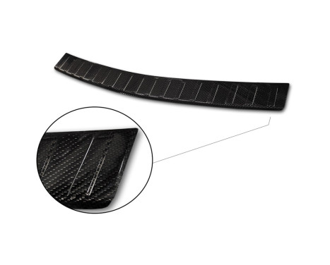 Genuine 3D Carbon Bumper protector suitable for Opel Mokka X Facelift 2016-2020 'Ribs', Image 5