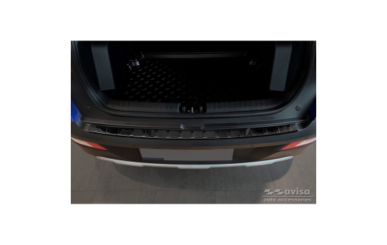 Genuine 3D Carbon Fiber Bumper Protector Fits Hyundai Bayon 2021- 'Ribs', Image 2