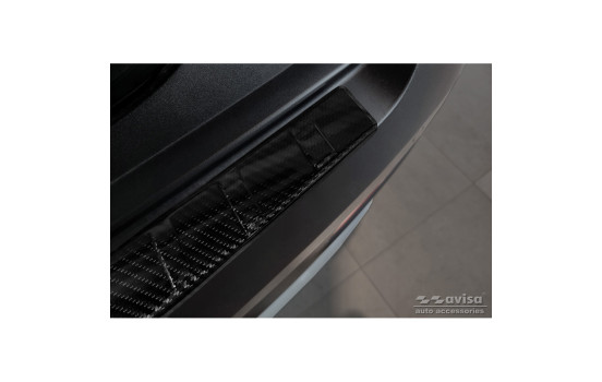 Genuine 3D Carbon Fiber Bumper Protector Fits Hyundai Bayon 2021- 'Ribs', Image 3