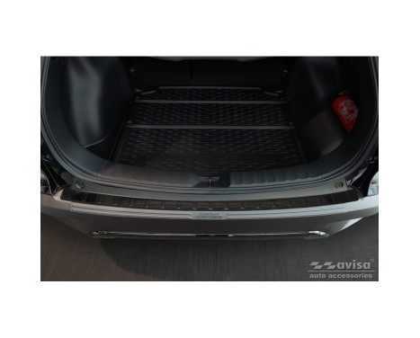 Genuine 3D Carbon Fiber Bumper Protector Fits Toyota Corolla Cross 2022- 'Ribs', Image 2