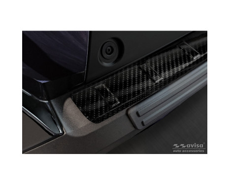 Genuine 3D Carbon Fiber Bumper Protector Fits Toyota Corolla Cross 2022- 'Ribs', Image 3