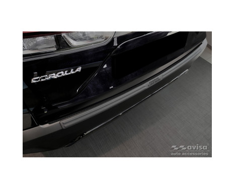 Genuine 3D Carbon Fiber Bumper Protector Fits Toyota Corolla Cross 2022- 'Ribs', Image 4