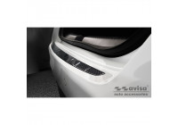 Genuine 3D Carbon Fiber Rear Bumper Protector suitable for Mercedes CLA II (C118) Sedan 2019- 'Ribs'