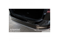 Genuine 3D Carbon Fiber Rear Bumper Protector suitable for Volkswagen Passat 3G Variant 2014- 'Ribs'