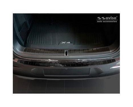 Genuine 3D Carbon Rear Bumper Protector suitable for BMW X4 (G02) 2018-, Image 2