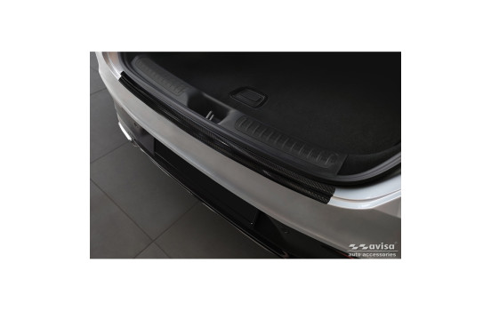Genuine 3D Carbon Rear Bumper Protector suitable for Mercedes GLC II Coupe (C254) 2022-