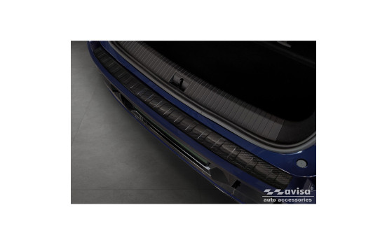 Genuine 3D Carbon Rear Bumper Protector suitable for Renault Megane E-Tech 2021- 'Ribs'