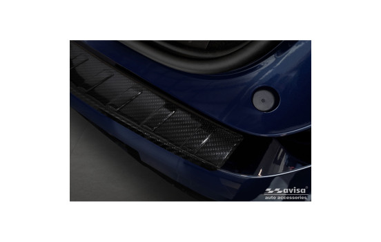 Genuine 3D Carbon Rear Bumper Protector suitable for Renault Megane E-Tech 2021- 'Ribs', Image 3