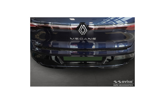 Genuine 3D Carbon Rear Bumper Protector suitable for Renault Megane E-Tech 2021- 'Ribs', Image 4