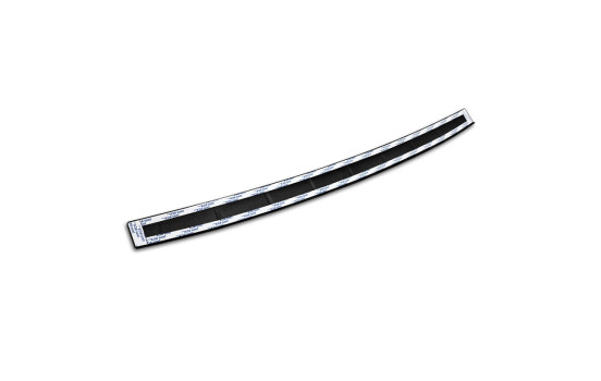 Matt black stainless steel rear bumper protector suitable for Fiat 600 Mild Hybrid / 600e 2023 - 'Ribs', Image 6