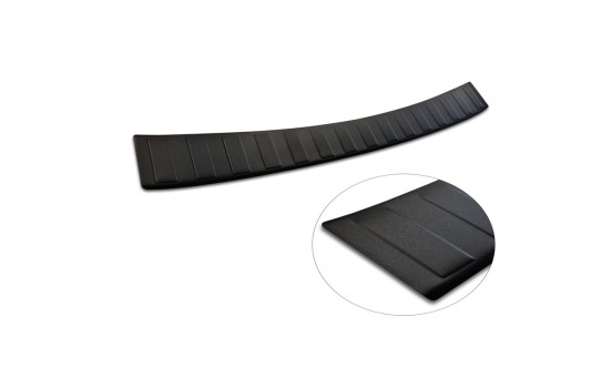 Matt black stainless steel rear bumper protector suitable for Seat Leon Sportstourer incl. FR / Cupra, Image 6