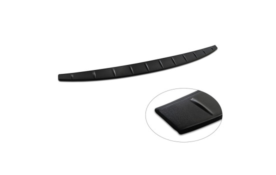 Matt black stainless steel Rear bumper protector suitable for Volvo EX30 2023 - 'Ribs', Image 7