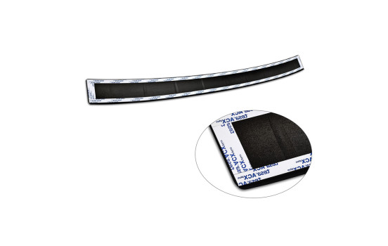 Matt black stainless steel Rear bumper protector suitable for Volvo EX30 2023 - 'Ribs', Image 7